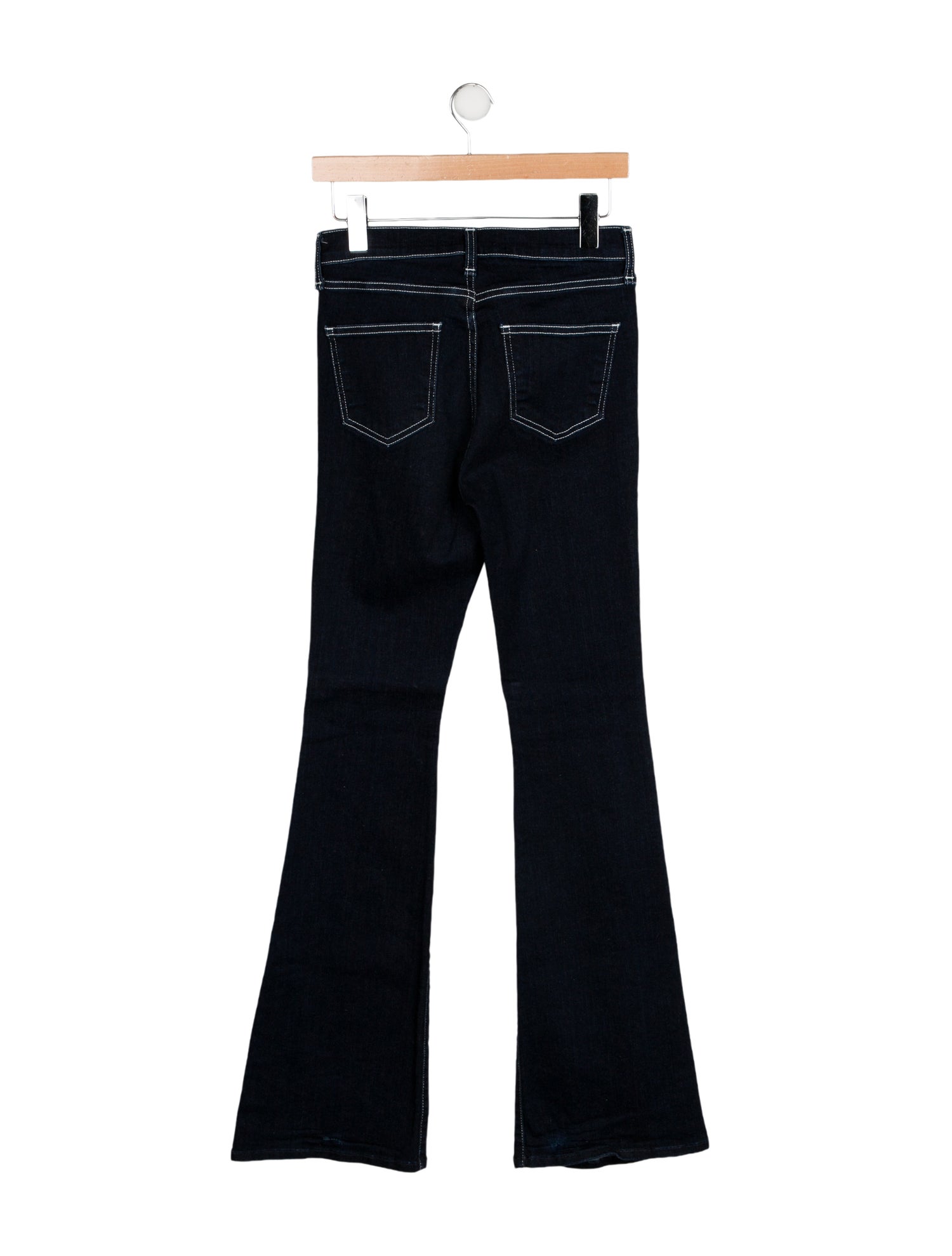 Veronica Beard High-Rise Wide Leg Jeans