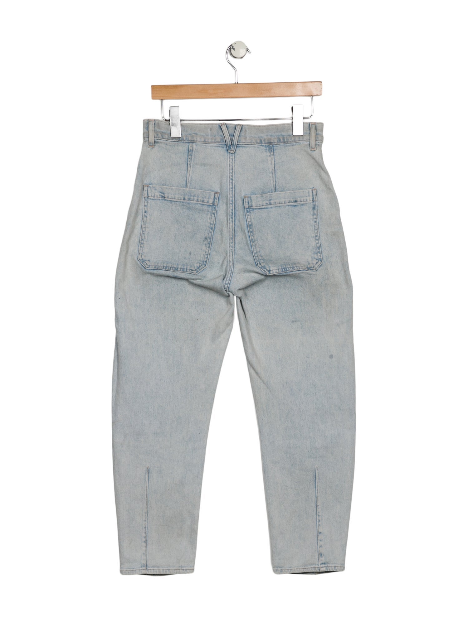 Veronica Beard High-Rise Straight Leg Jeans