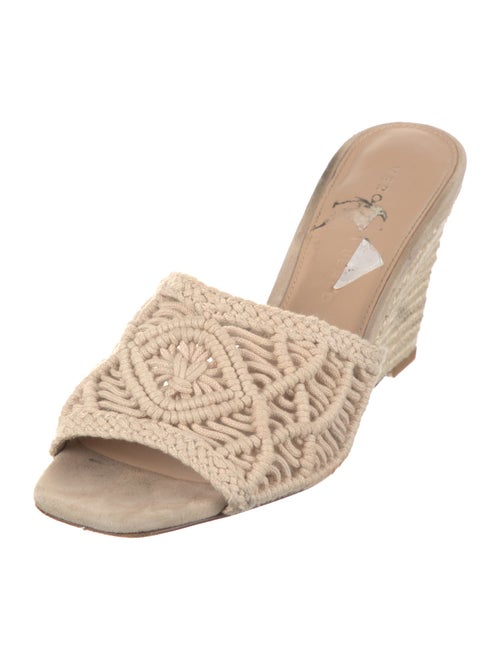Veronica Beard Raffia Braided Accents Espadrilles