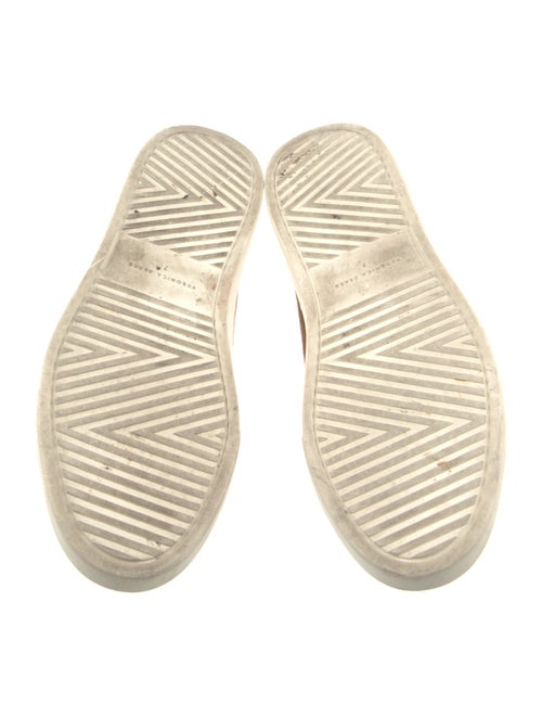 Veronica Beard Suede Animal Print Sneakers