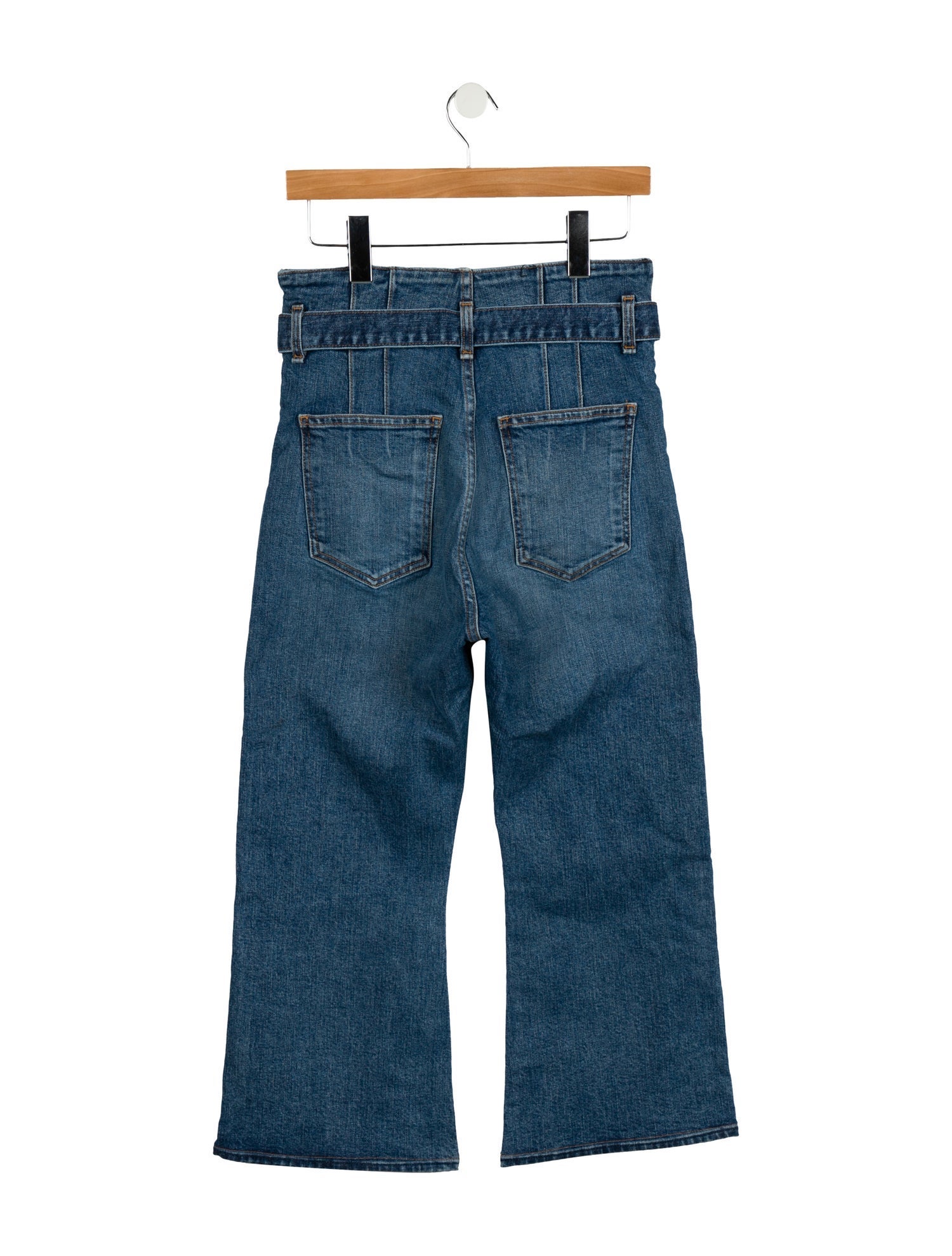 Veronica Beard High-Rise Wide Leg Jeans