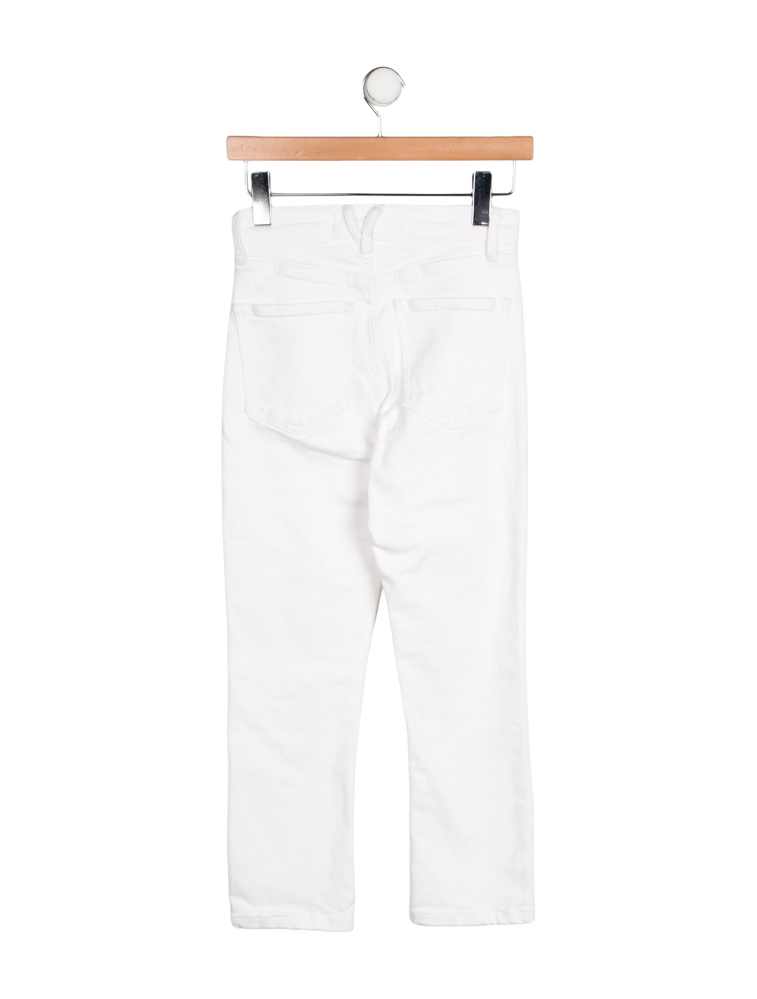 Veronica Beard Mid-Rise Straight Leg Jeans