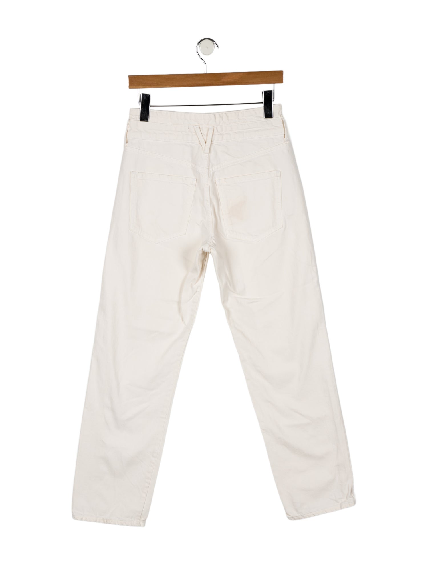 Veronica Beard Mid-Rise Straight Leg Jeans