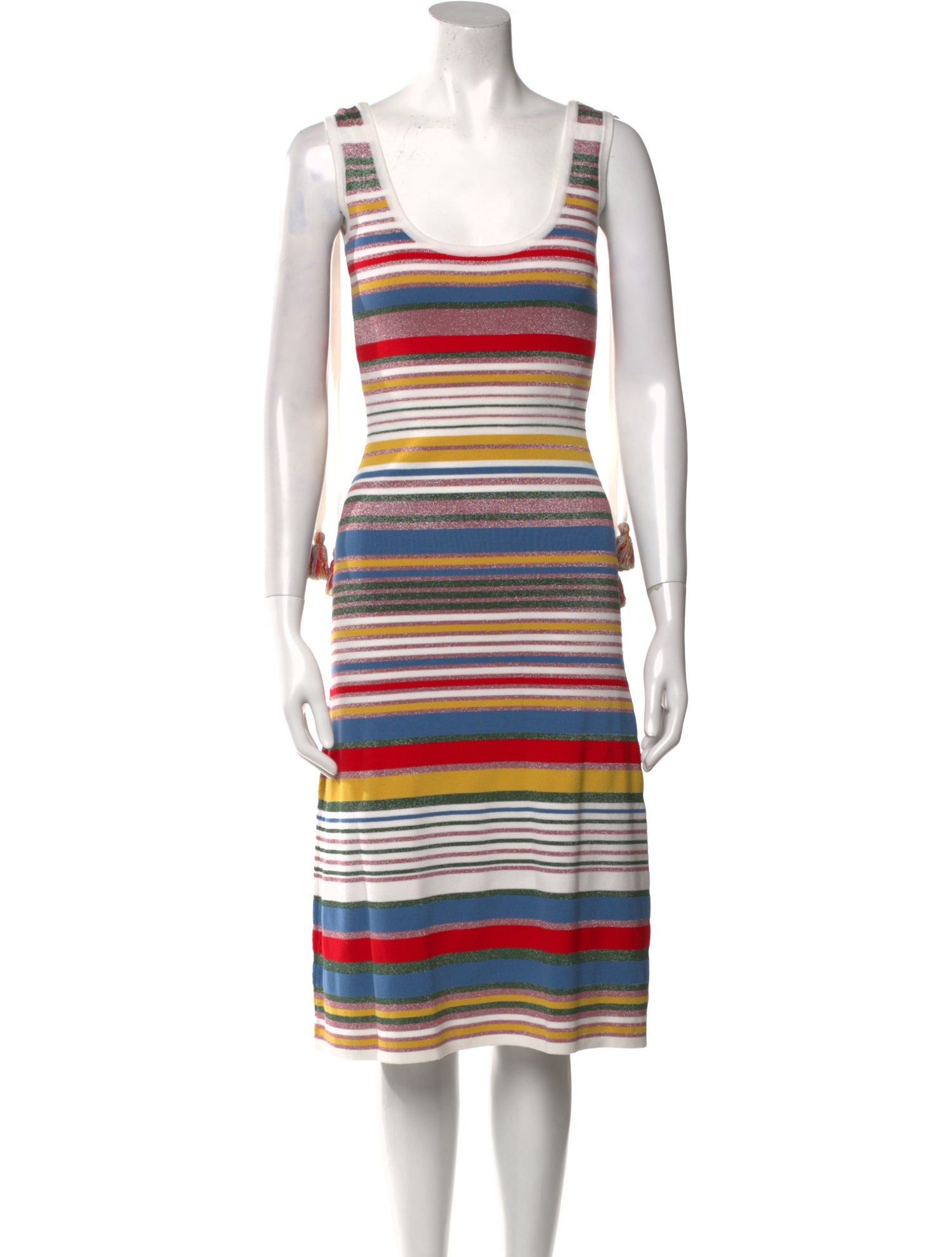 Veronica Beard Striped Knee-Length Dress