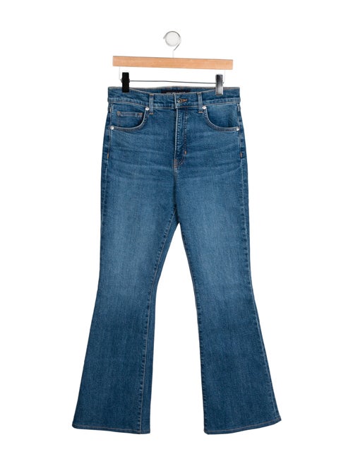Veronica Beard High-Rise Wide Leg Jeans