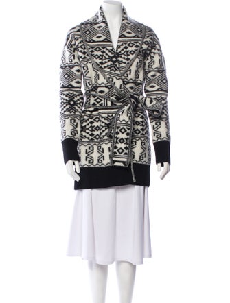 Veronica Beard Wool Printed Coat