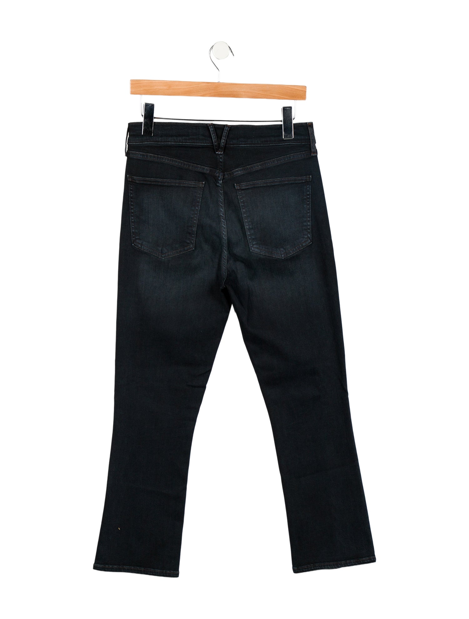 Veronica Beard High-Rise Straight Leg Jeans