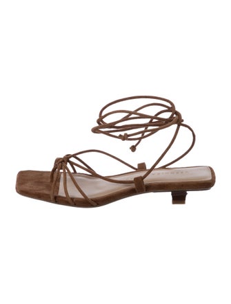 Veronica Beard Suede Gladiator Sandals