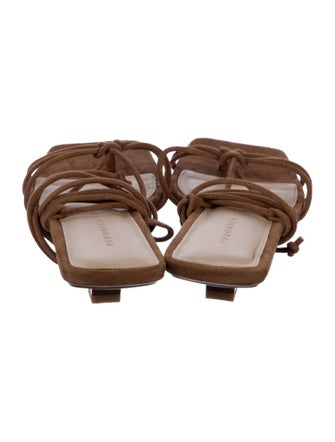 Veronica Beard Suede Gladiator Sandals