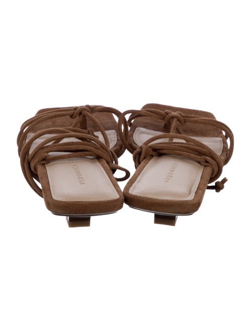 Veronica Beard Suede Gladiator Sandals