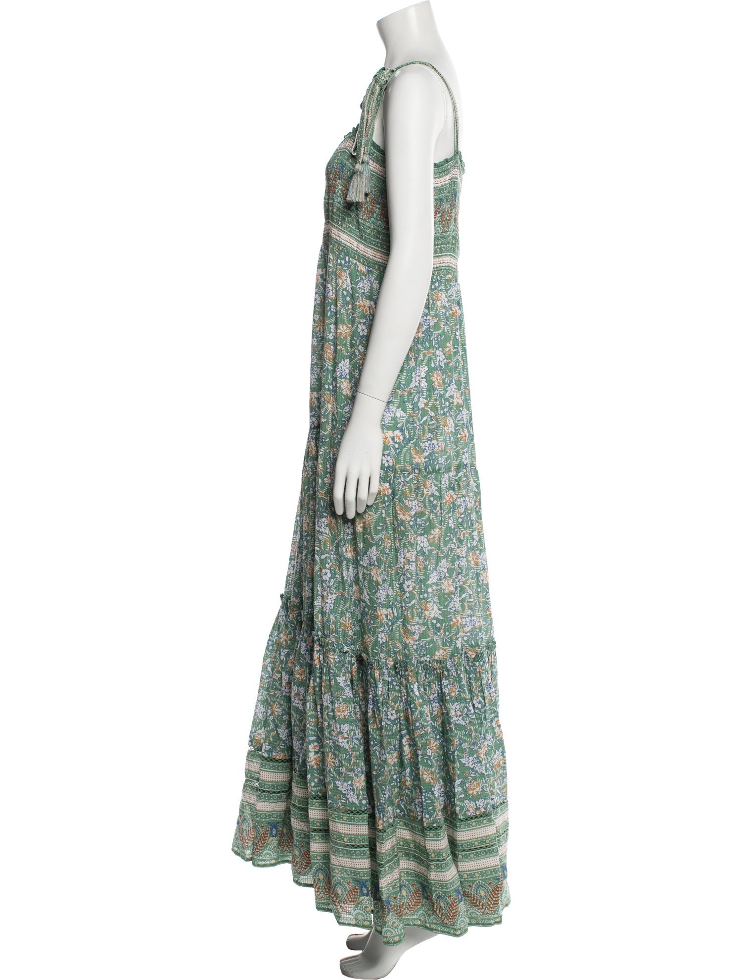 Veronica Beard Floral Print Long Dress