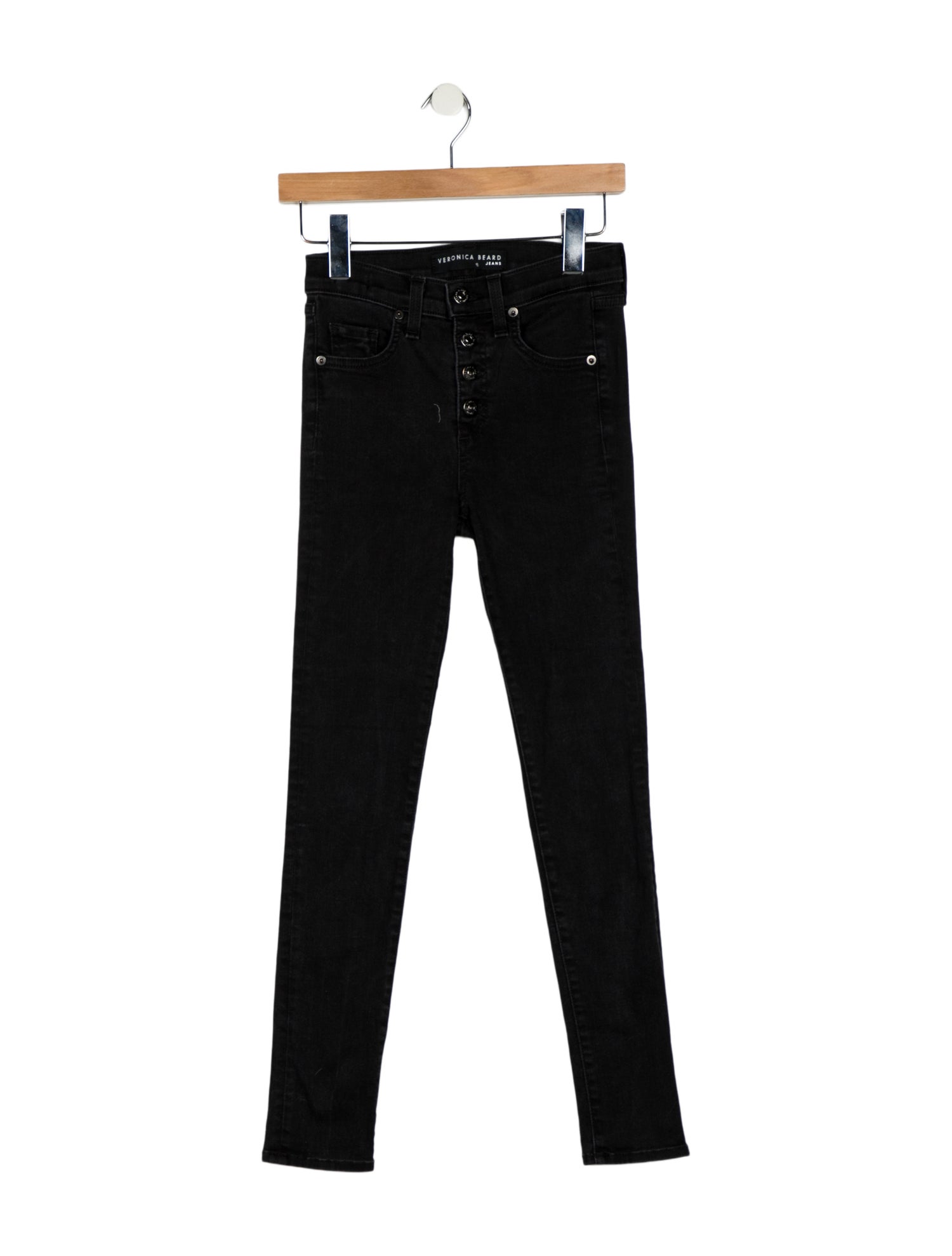 Veronica Beard Mid-Rise Skinny Leg Jeans