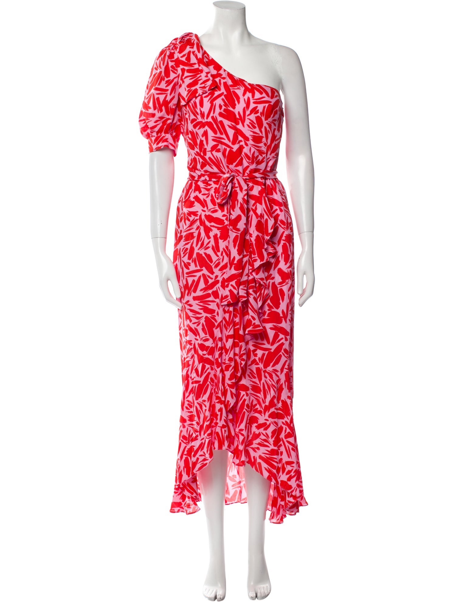 Veronica Beard Floral Print Long Dress