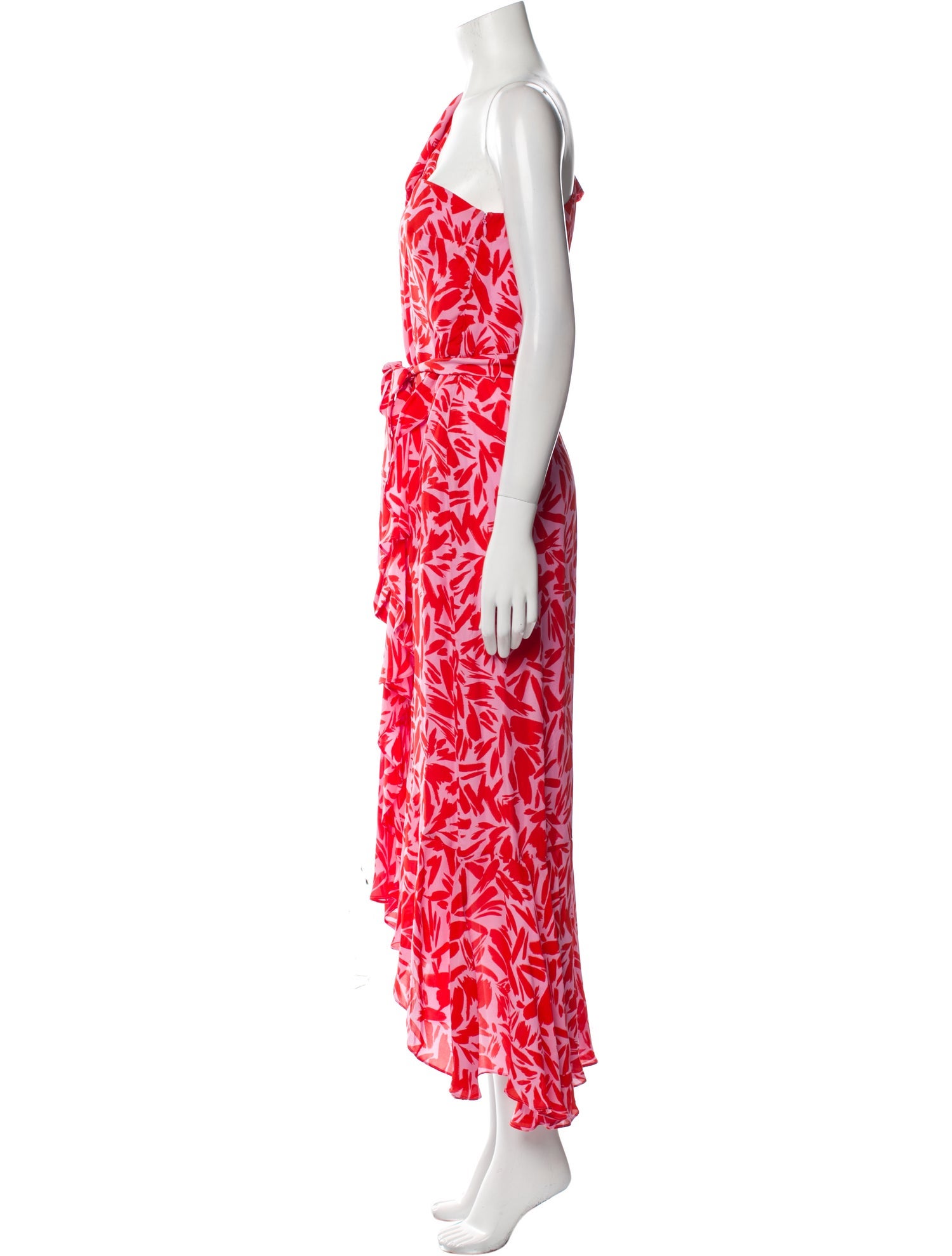 Veronica Beard Floral Print Long Dress