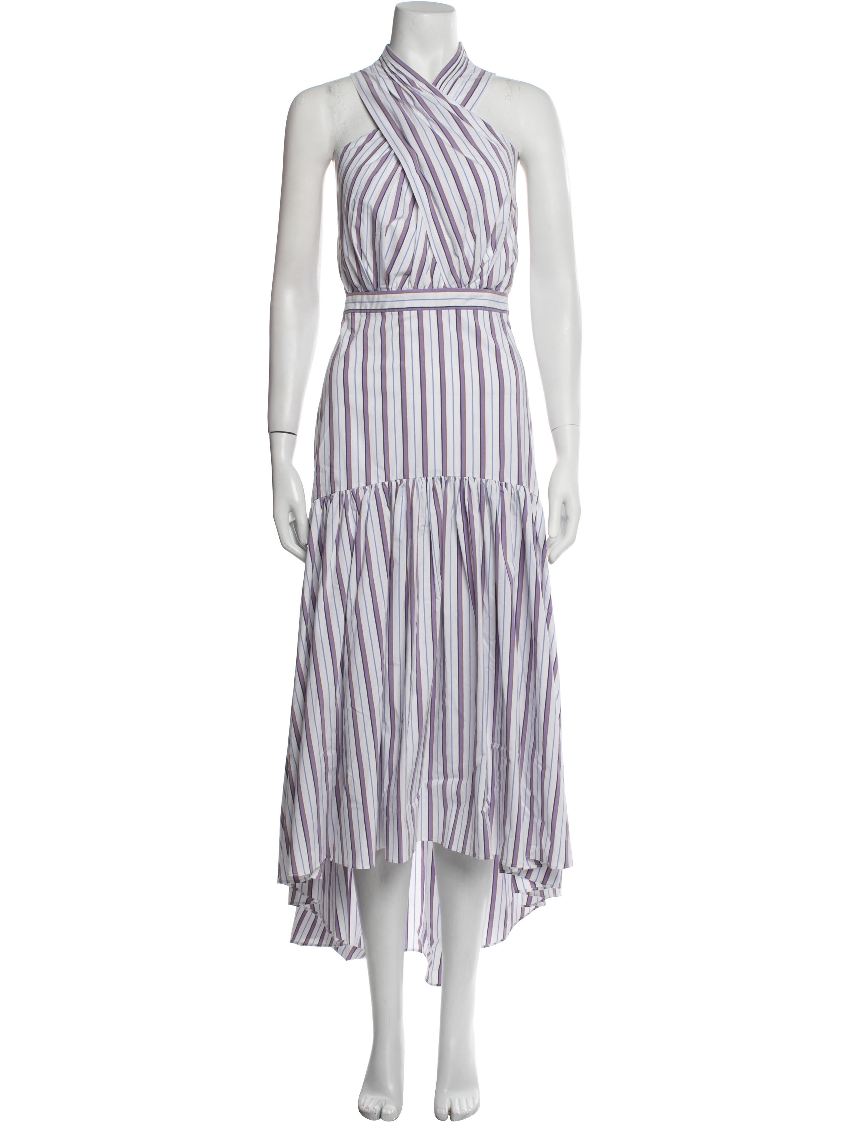 Veronica Beard Striped Long Dress