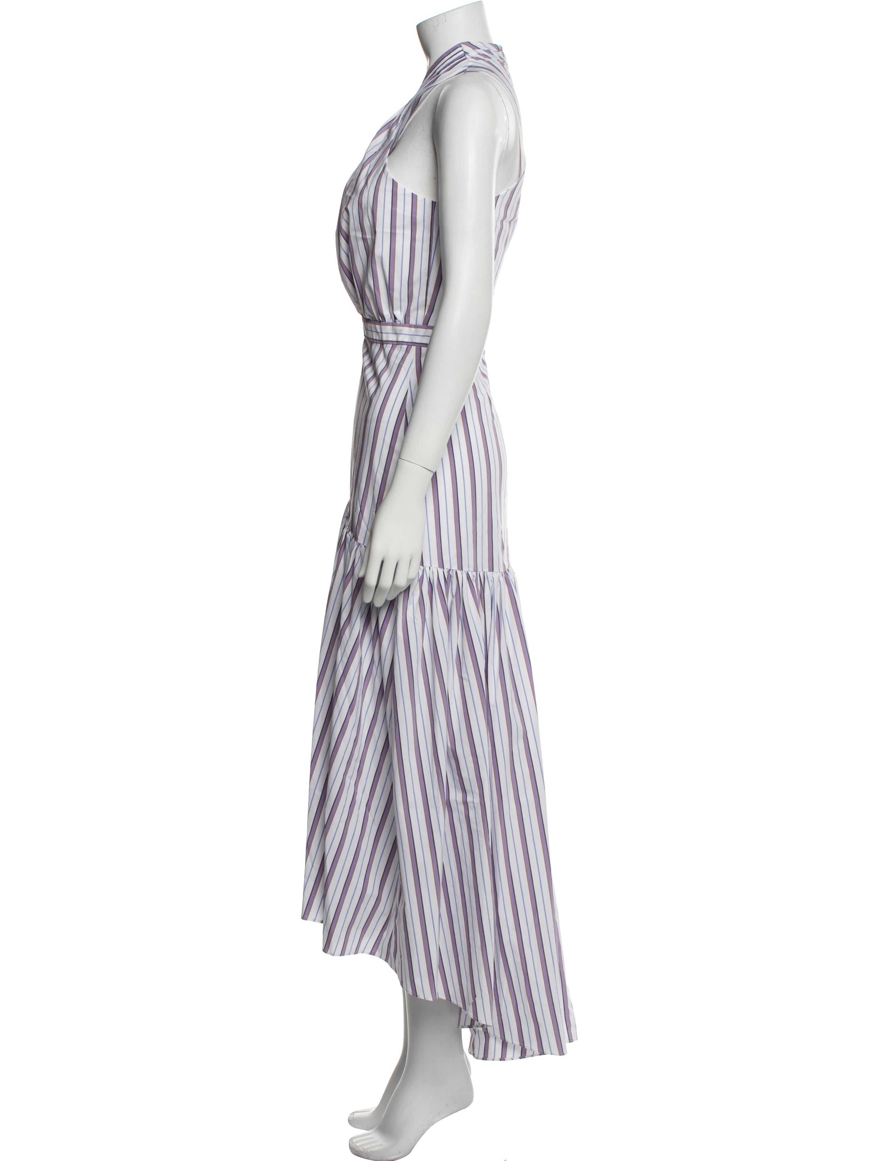 Veronica Beard Striped Long Dress