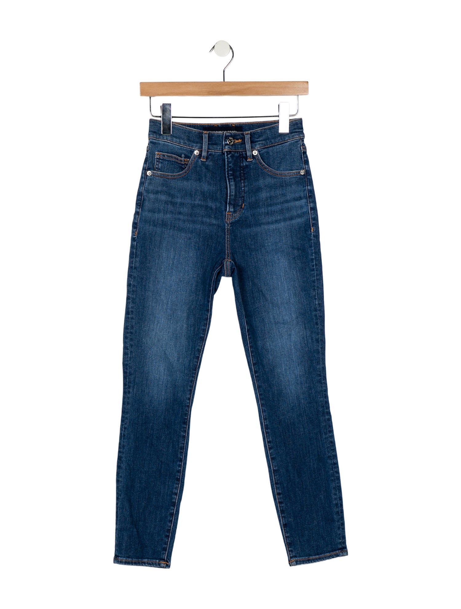 Veronica Beard Mid-Rise Skinny Leg Jeans