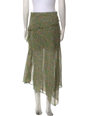 Veronica Beard Silk Midi Length Skirt