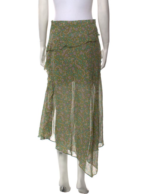 Veronica Beard Silk Midi Length Skirt