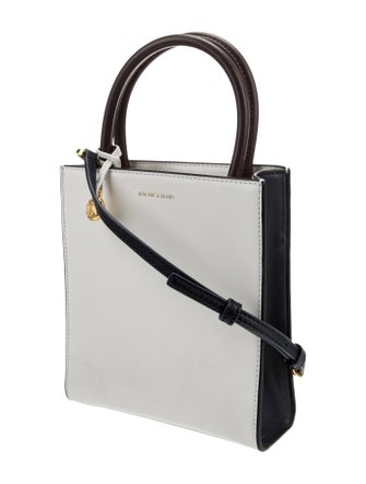 Veronica Beard Leather Top Handle Bag