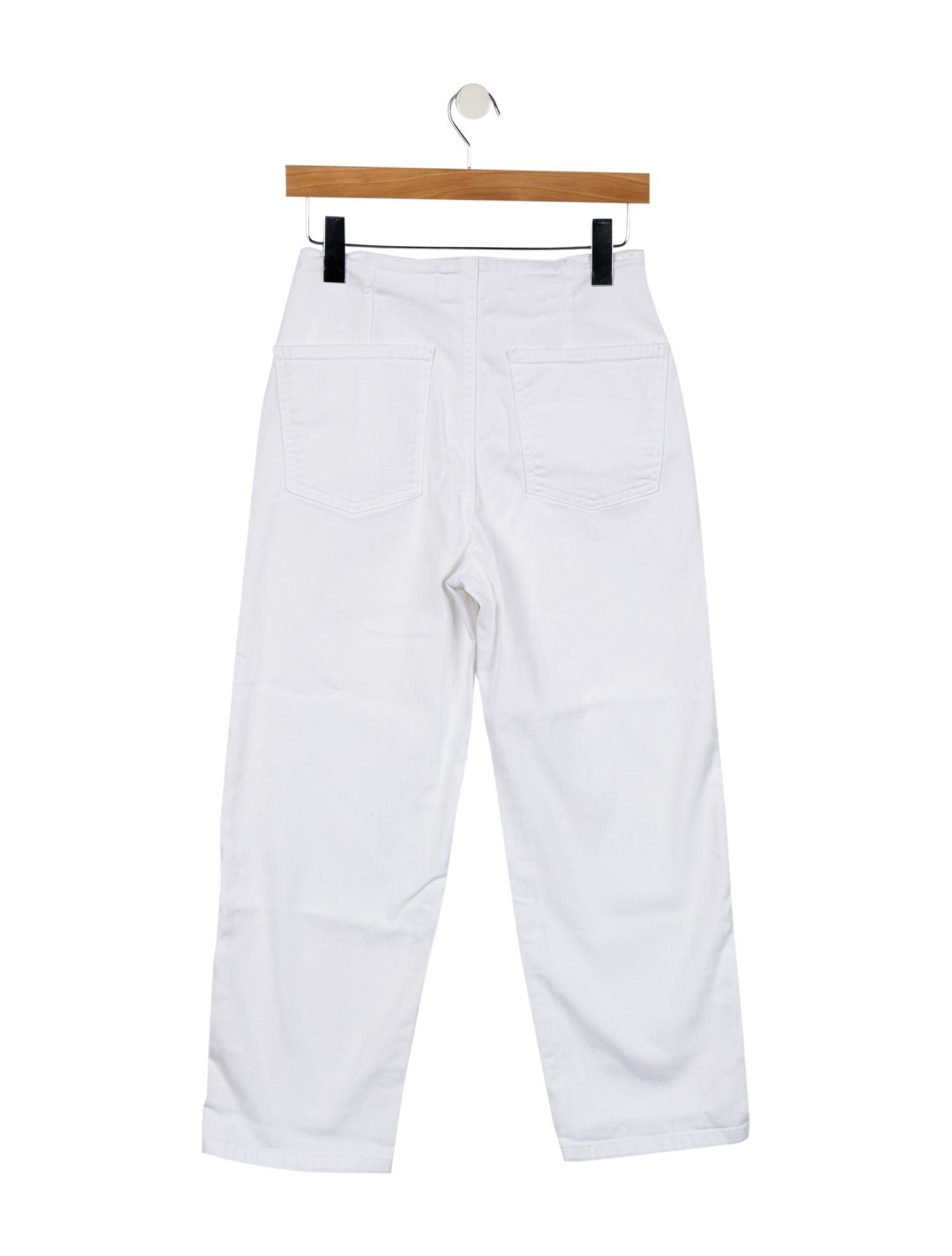 Veronica Beard Mid-Rise Straight Leg Jeans