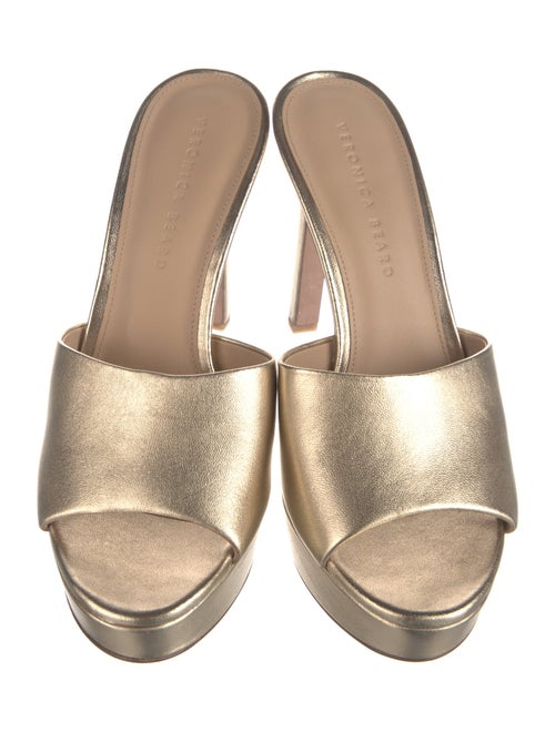 Veronica Beard Leather Slides