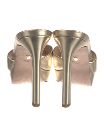 Veronica Beard Leather Slides