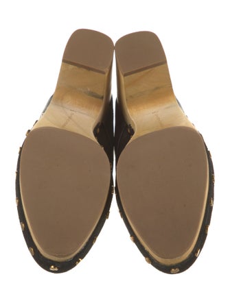 Veronica Beard Suede Studded Accents Mules