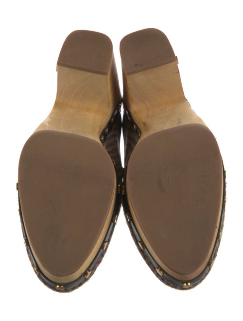 Veronica Beard Wool Printed Mules