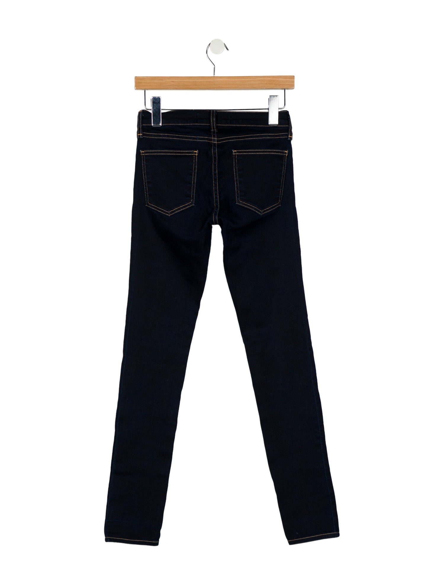 Veronica Beard Mid-Rise Skinny Leg Jeans