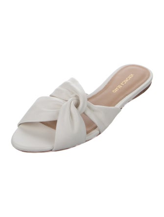 Veronica Beard Leather Slides