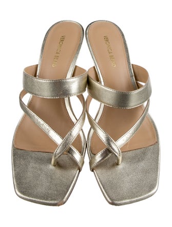 Veronica Beard Leather Slides