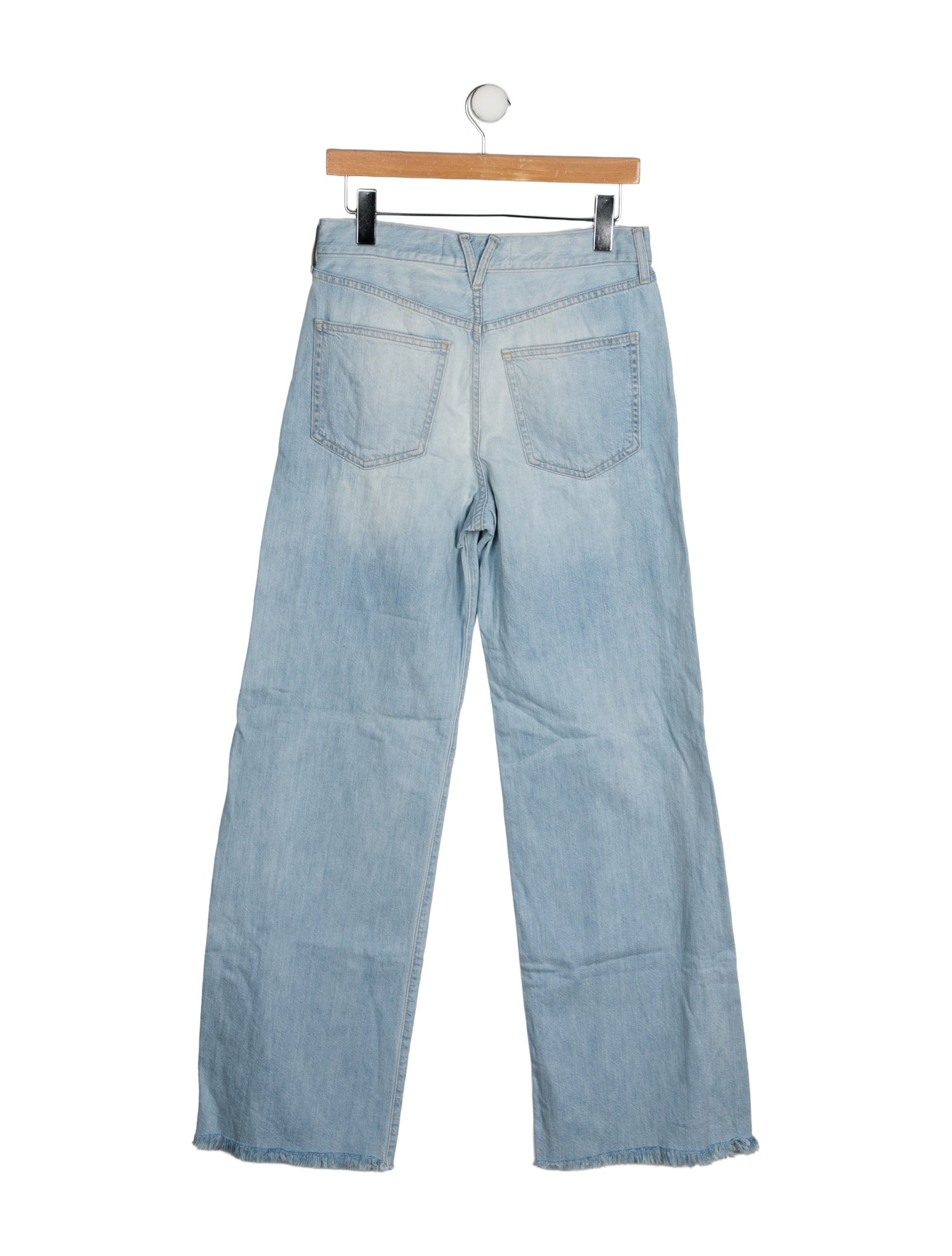 Veronica Beard High-Rise Wide Leg Jeans