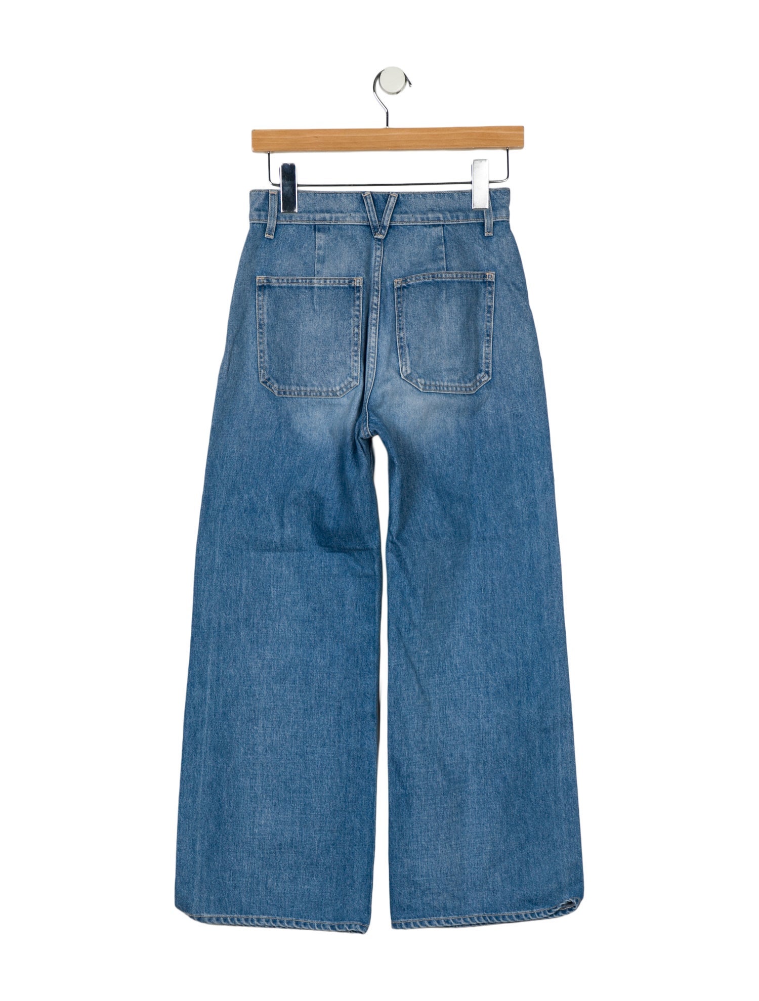 Veronica Beard High-Rise Wide Leg Jeans