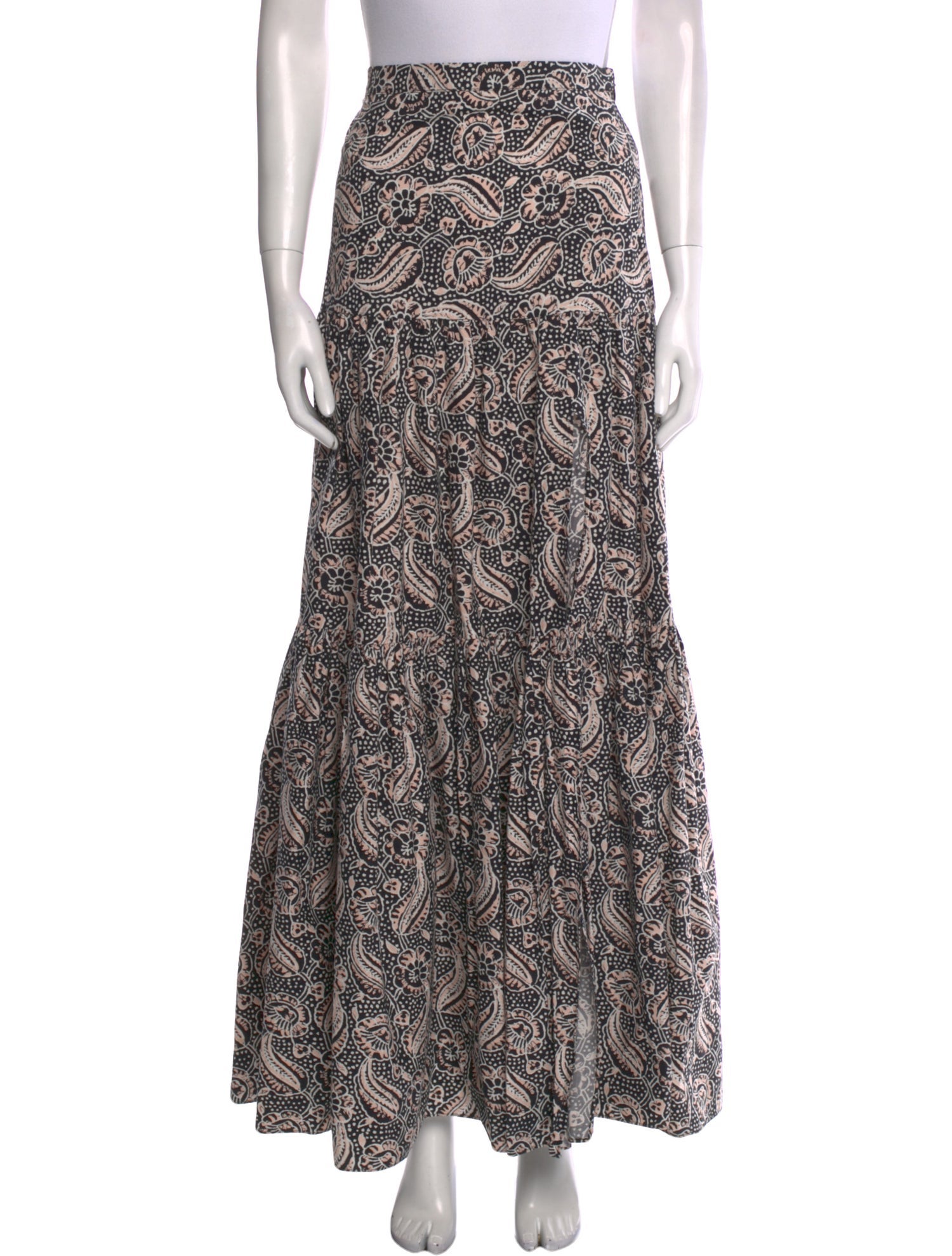 Veronica Beard Printed Long Skirt