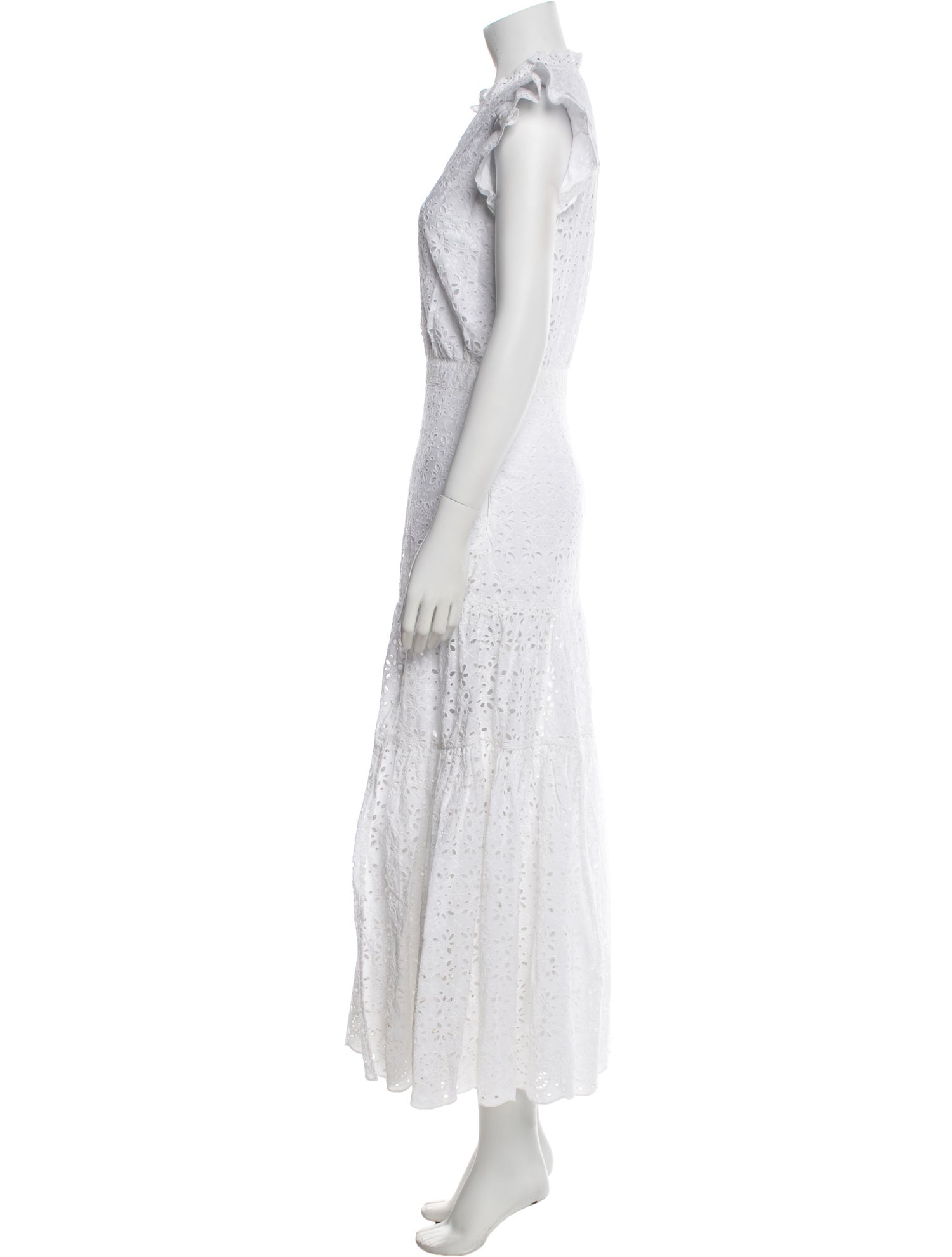 Veronica Beard V-Neck Long Dress