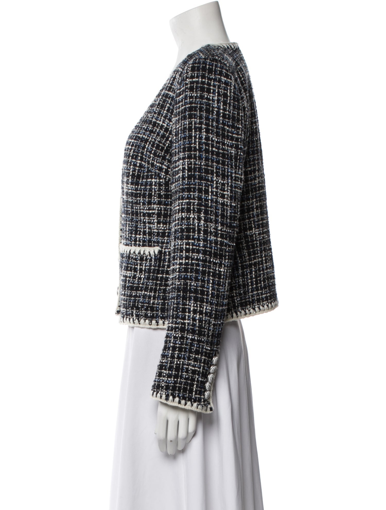 Veronica Beard Tweed Pattern Jacket