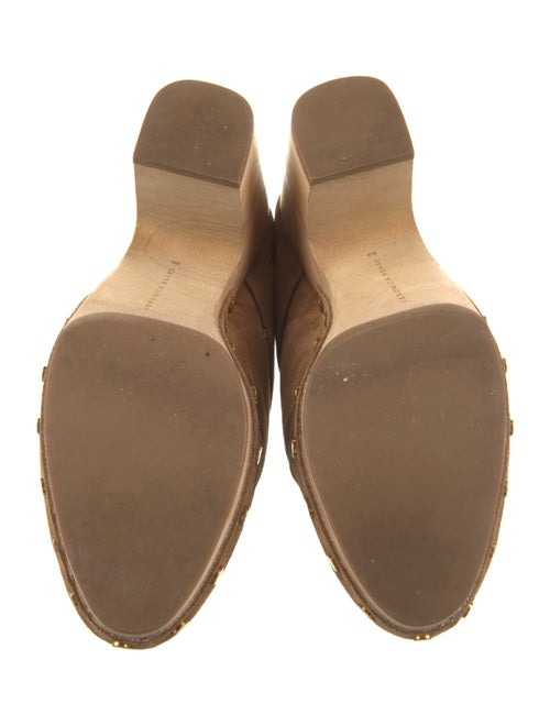 Veronica Beard Suede Studded Accents Mules