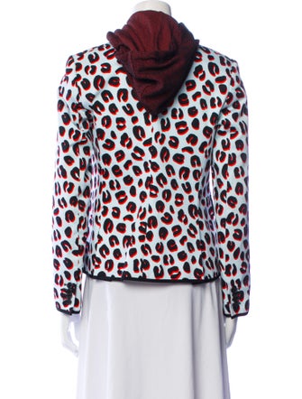 Veronica Beard Wool Animal Print Blazer
