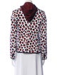 Veronica Beard Wool Animal Print Blazer