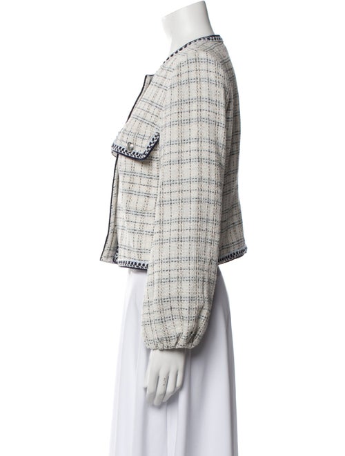 Veronica Beard Tweed Pattern Evening Jacket