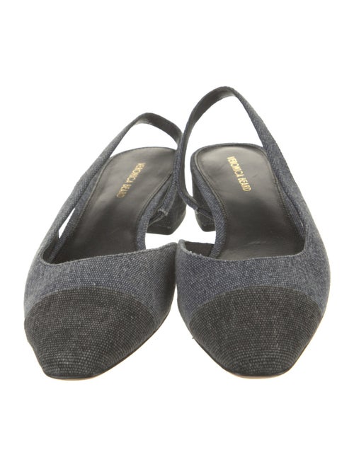 Veronica Beard Denim Printed Slingback Pumps