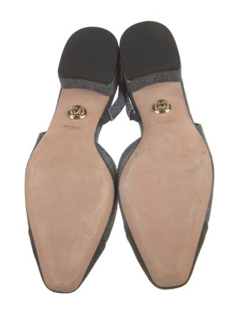 Veronica Beard Denim Printed Slingback Pumps