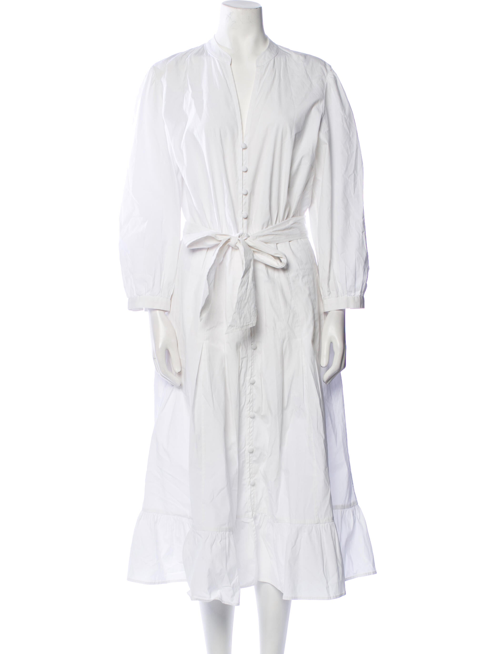 Veronica Beard V-Neck Midi Length Dress