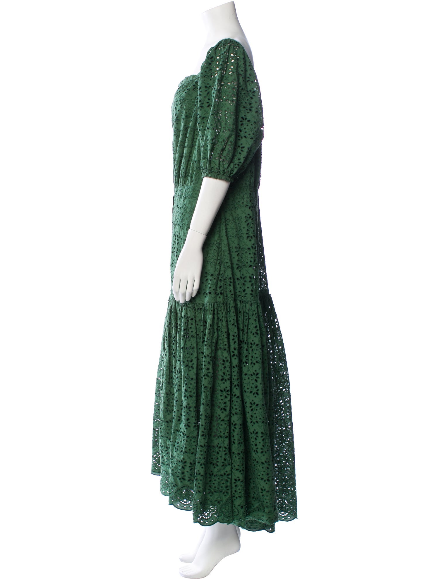 Veronica Beard Square Neckline Midi Length Dress