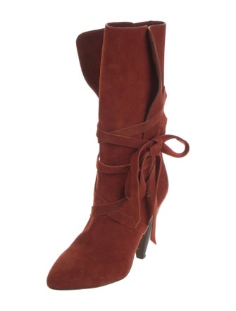 Veronica Beard Suede Slouch Boots
