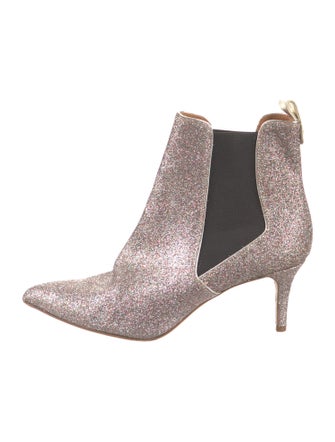 Veronica Beard Glitter Chelsea Boots