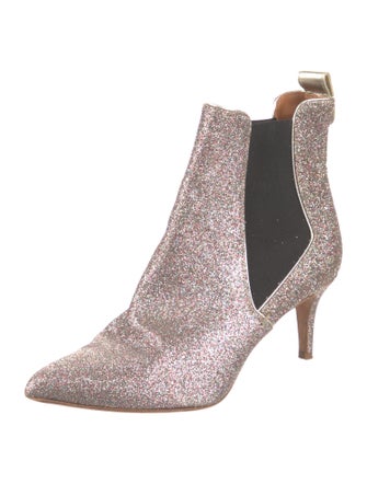 Veronica Beard Glitter Chelsea Boots