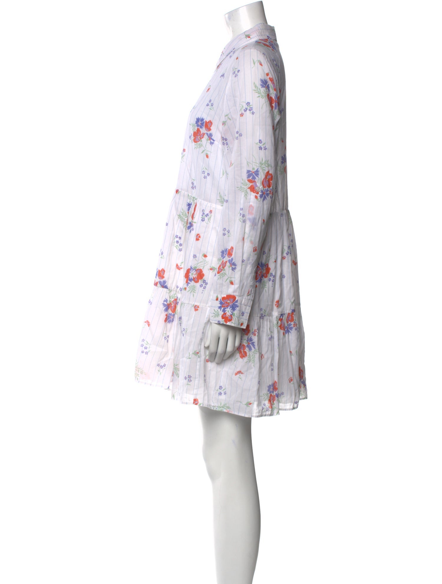 Veronica Beard Floral Print Mini Dress