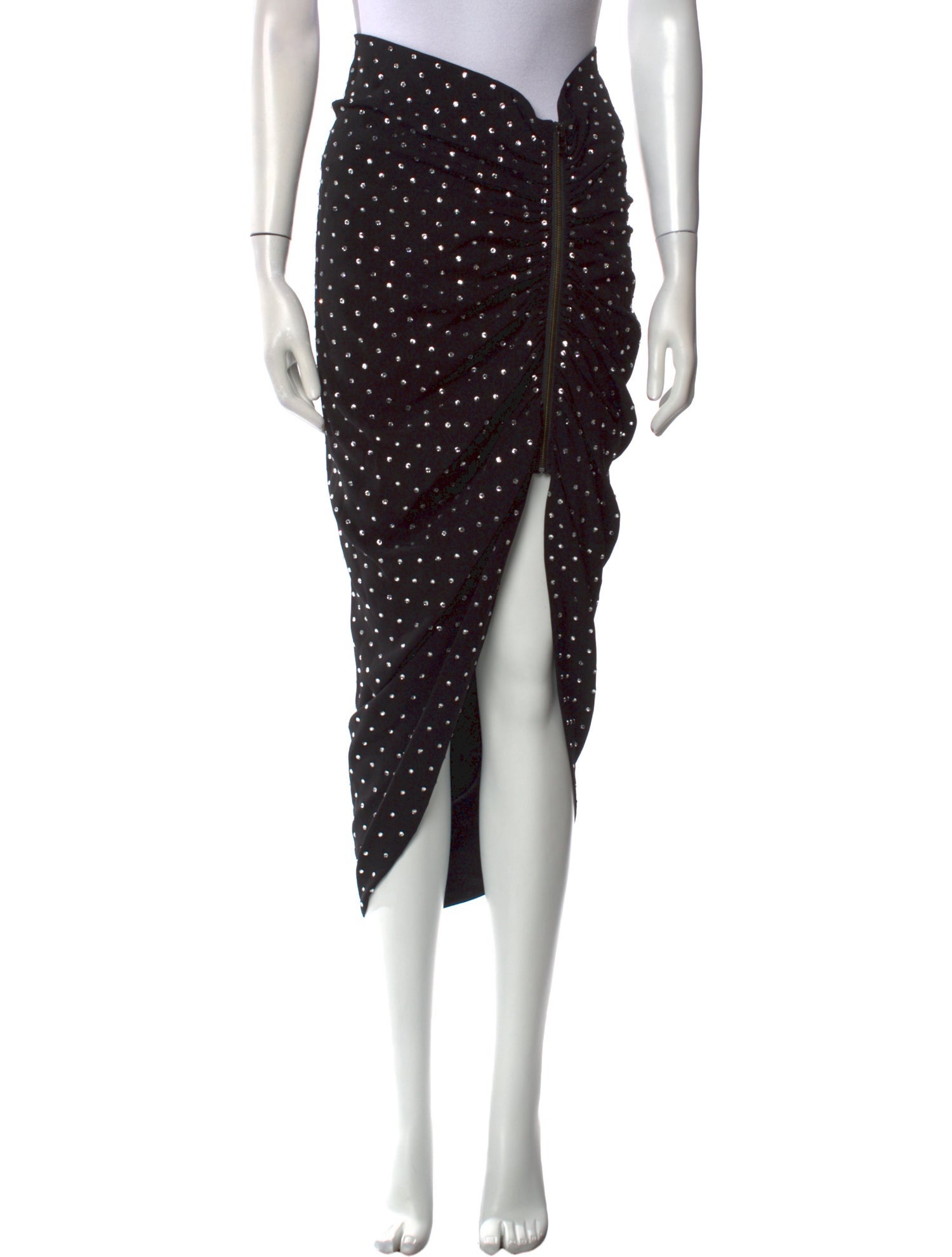 Veronica Beard Polka Dot Print Knee-Length Skirt